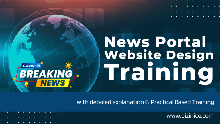 News Portal Website Design Complete Training